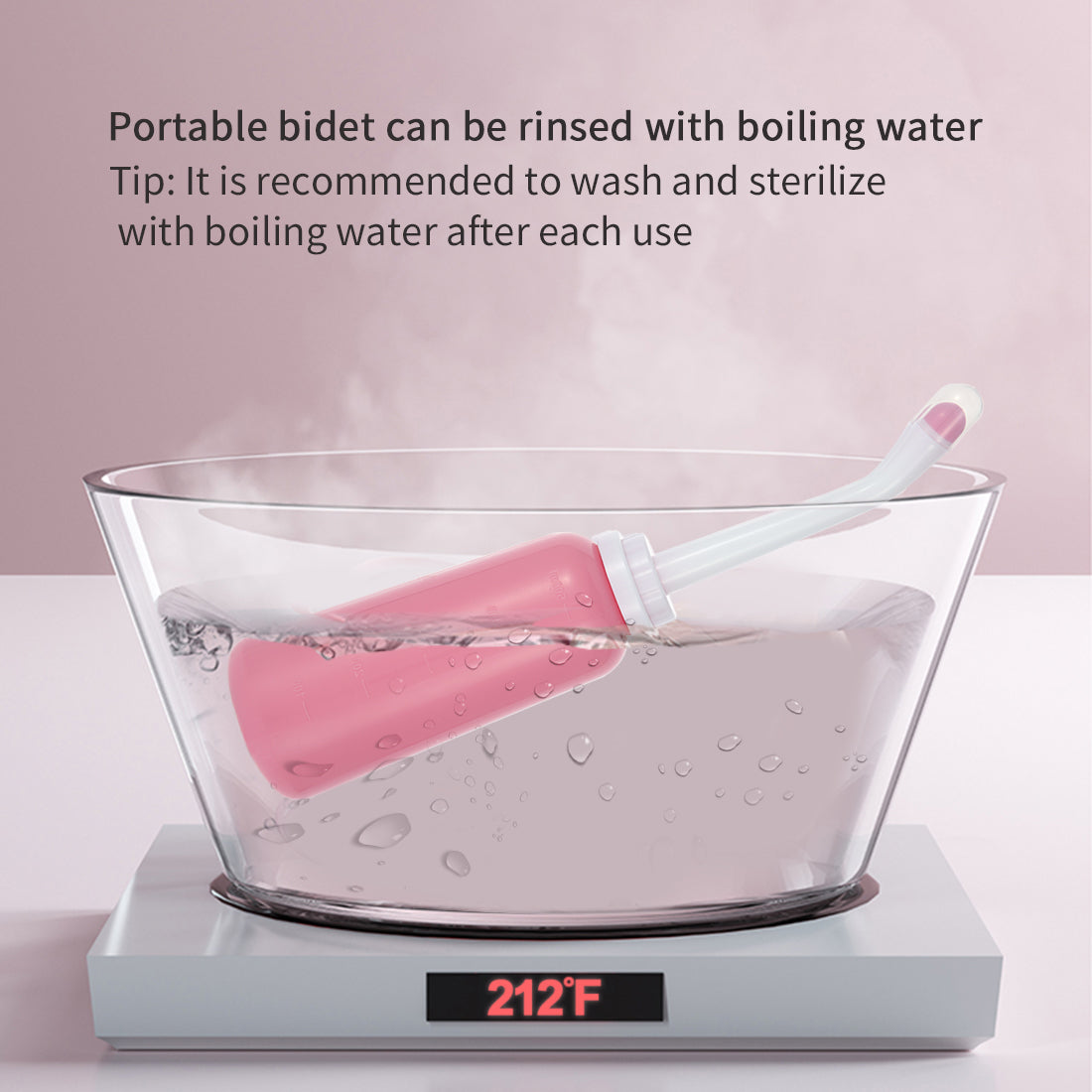 Peri Bottle Postpartum 17oz Portable Travel Bidet Leakproof Perineal Irrigation Spray Bottle for Surgical Recovery, The Elders, Travel, Save Toilet Paper