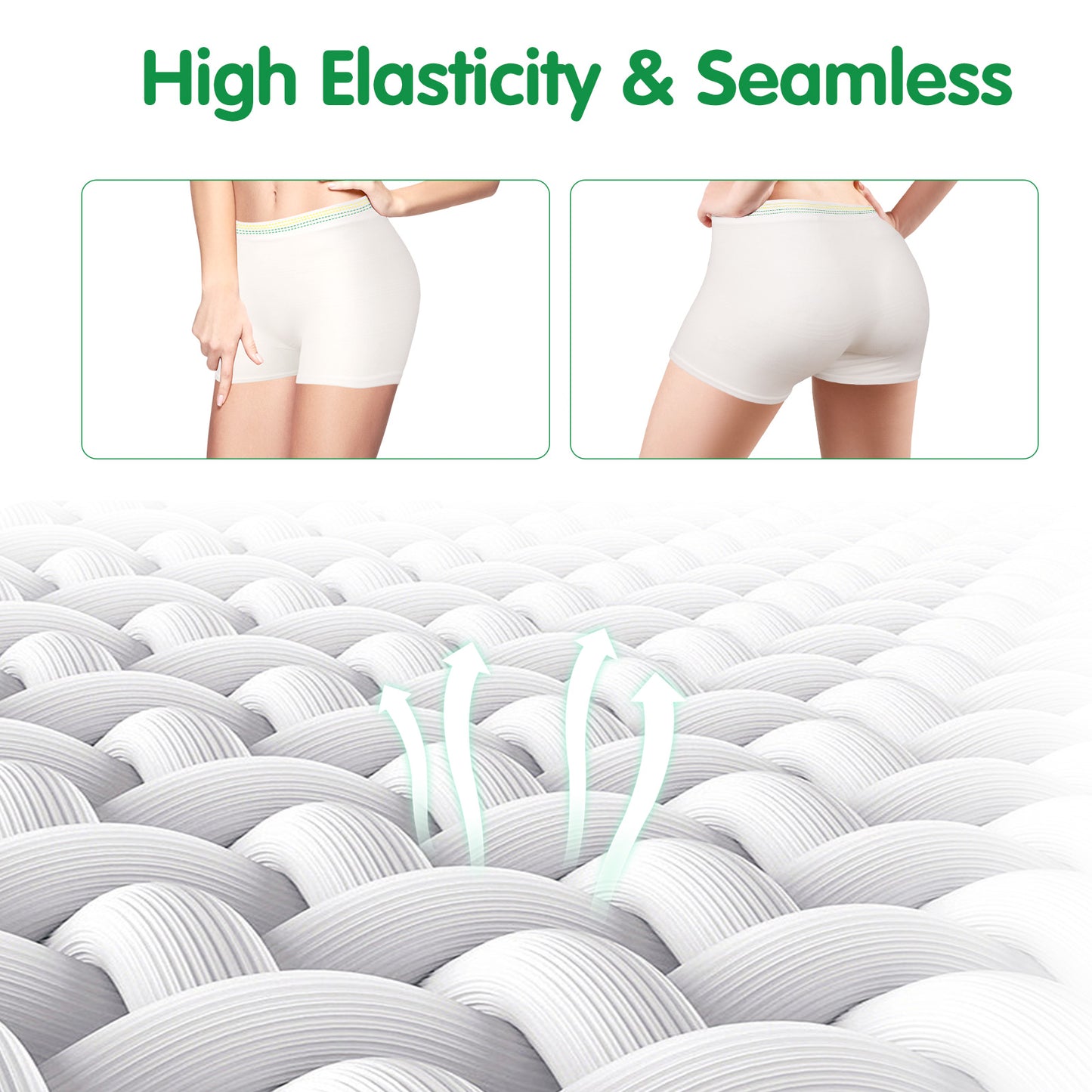 1 Pack Mesh Underwear Postpartum Must Have Hospital Provide Washable Breathable Undies for Delivery, Surgical,Traveling