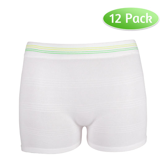 12 Pack Mesh Underwear Postpartum Must Have Hospital Provide Washable Breathable Undies for Delivery, Surgical,Traveling